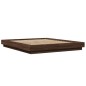 vidaXL Estructura de cama madera de ingeniería marrón roble 150x200 cm vidaXL Estructura de cama madera de ingeniería marrón roble 150x200 cm