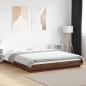 vidaXL Estructura de cama madera de ingeniería marrón roble 150x200 cm vidaXL Estructura de cama madera de ingeniería marrón roble 150x200 cm