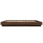 vidaXL Estructura de cama madera de ingeniería marrón roble 150x200 cm vidaXL Estructura de cama madera de ingeniería marrón roble 150x200 cm