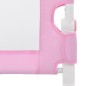 vidaXL Barandilla de seguridad cama de niño poliéster rosa 120x42 cm vidaXL Barandilla de seguridad cama de niño poliéster rosa 120x42 cm