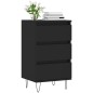 vidaXL Aparador madera de ingeniería negro 40x35x70 cm vidaXL Aparador madera de ingeniería negro 40x35x70 cm