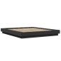 vidaXL Estructura de cama madera de ingeniería negra 160x200 cm vidaXL Estructura de cama madera de ingeniería negra 160x200 cm