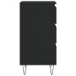 vidaXL Aparador madera de ingeniería negro 40x35x70 cm vidaXL Aparador madera de ingeniería negro 40x35x70 cm
