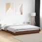 vidaXL Estructura de cama madera de ingeniería marrón roble 160x200 cm vidaXL Estructura de cama madera de ingeniería marrón roble 160x200 cm