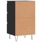 vidaXL Aparador madera de ingeniería negro 40x35x70 cm vidaXL Aparador madera de ingeniería negro 40x35x70 cm