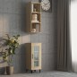 vidaXL Armario pared madera contrachapada roble Sonoma 34,5x32,5x90 cm vidaXL Armario pared madera contrachapada roble Sonoma 34,5x32,5x90 cm