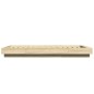 vidaXL Estructura de cama madera de ingeniería roble Sonoma 75x190 cm