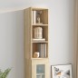 vidaXL Armario pared madera contrachapada roble Sonoma 34,5x32,5x90 cm vidaXL Armario pared madera contrachapada roble Sonoma 34,5x32,5x90 cm