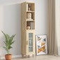 vidaXL Armario pared madera contrachapada roble Sonoma 34,5x32,5x90 cm vidaXL Armario pared madera contrachapada roble Sonoma 34,5x32,5x90 cm