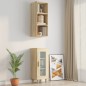 vidaXL Armario pared madera contrachapada roble Sonoma 34,5x32,5x90 cm vidaXL Armario pared madera contrachapada roble Sonoma 34,5x32,5x90 cm