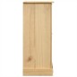 vidaXL Cómoda cajonera Corona madera maciza de pino 92x48x120 cm vidaXL Cómoda cajonera Corona madera maciza de pino 92x48x120 cm