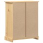 vidaXL Cómoda cajonera Corona madera maciza de pino 92x48x120 cm vidaXL Cómoda cajonera Corona madera maciza de pino 92x48x120 cm