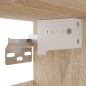 vidaXL Armario pared madera contrachapada roble Sonoma 34,5x32,5x90 cm vidaXL Armario pared madera contrachapada roble Sonoma 34,5x32,5x90 cm