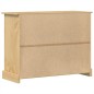 vidaXL Cómoda cajonera Corona madera maciza de pino 120x48x91 cm vidaXL Cómoda cajonera Corona madera maciza de pino 120x48x91 cm