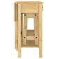 vidaXL Set de mesa alta y taburetes de bar 3 pzas madera maciza pino vidaXL Set de mesa alta y taburetes de bar 3 pzas madera maciza pino