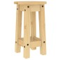 vidaXL Set de mesa alta y taburetes de bar 3 pzas madera maciza pino vidaXL Set de mesa alta y taburetes de bar 3 pzas madera maciza pino