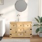 vidaXL Aparador Corona madera maciza de pino 115x40x76 cm vidaXL Aparador Corona madera maciza de pino 115x40x76 cm