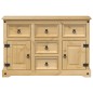 vidaXL Aparador Corona madera maciza de pino 115x40x76 cm vidaXL Aparador Corona madera maciza de pino 115x40x76 cm