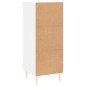 vidaXL Aparador madera de ingeniería blanco 34,5x34x90 cm vidaXL Aparador madera de ingeniería blanco 34,5x34x90 cm