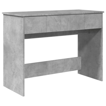 vidaXL Tocador con espejo color gris hormigón 100x45x76 cm