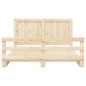 vidaXL Estructura de cama con cabecero madera maciza de pino 200x200cm