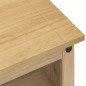 vidaXL Mueble de TV Corona madera maciza de pino 100x40x52 cm