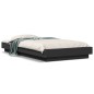 vidaXL Estructura cama con luces LED madera ingeniería negro 90x190 cm vidaXL Estructura cama con luces LED madera ingeniería negro 90x190 cm