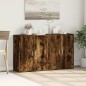 vidaXL Aparador de madera de ingeniería 2 uds roble ahumado 60x31x70cm vidaXL Aparador de madera de ingeniería 2 uds roble ahumado 60x31x70cm