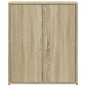 vidaXL Aparador de madera de ingeniería 2 uds roble Sonoma 60x31x70 cm vidaXL Aparador de madera de ingeniería 2 uds roble Sonoma 60x31x70 cm
