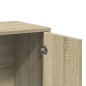 vidaXL Aparador de madera de ingeniería 2 uds roble Sonoma 60x31x70 cm vidaXL Aparador de madera de ingeniería 2 uds roble Sonoma 60x31x70 cm