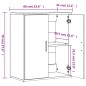 vidaXL Aparador de madera de ingeniería 2 uds roble Sonoma 60x31x70 cm vidaXL Aparador de madera de ingeniería 2 uds roble Sonoma 60x31x70 cm