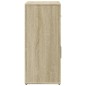vidaXL Aparador de madera de ingeniería 2 uds roble Sonoma 60x31x70 cm