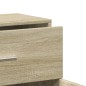 vidaXL Aparador de madera de ingeniería 2 uds roble Sonoma 60x31x70 cm