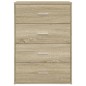 vidaXL Aparadores 2 uds madera de ingeniería roble Sonoma 60x31x84 cm vidaXL Aparadores 2 uds madera de ingeniería roble Sonoma 60x31x84 cm