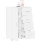 vidaXL Aparadores 2 unidades madera de ingeniería blanco 60x31x84 cm vidaXL Aparadores 2 unidades madera de ingeniería blanco 60x31x84 cm
