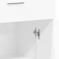vidaXL Aparadores 2 uds madera de ingeniería blanco 60x30x84 cm vidaXL Aparadores 2 uds madera de ingeniería blanco 60x30x84 cm