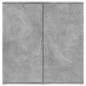 vidaXL Aparadores 2 uds madera de ingeniería gris hormigón 79x38x80 cm vidaXL Aparadores 2 uds madera de ingeniería gris hormigón 79x38x80 cm