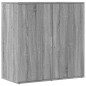 vidaXL Aparadores 2 uds madera de ingeniería gris Sonoma 79x38x80 cm vidaXL Aparadores 2 uds madera de ingeniería gris Sonoma 79x38x80 cm