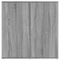 vidaXL Aparadores 2 uds madera de ingeniería gris Sonoma 79x38x80 cm vidaXL Aparadores 2 uds madera de ingeniería gris Sonoma 79x38x80 cm