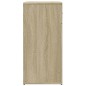 vidaXL Aparadores 2 uds madera de ingeniería roble Sonoma 79x38x80 cm vidaXL Aparadores 2 uds madera de ingeniería roble Sonoma 79x38x80 cm