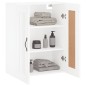 vidaXL Armario de pared madera de ingeniería blanco 69,5x34x90 cm vidaXL Armario de pared madera de ingeniería blanco 69,5x34x90 cm