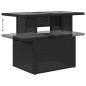 vidaXL Set de sofás de jardín 11 pzas y cojines ratán sintético negro vidaXL Set de sofás de jardín 11 pzas y cojines ratán sintético negro
