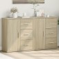 vidaXL Aparador de madera de ingeniería 2 uds roble Sonoma 60x31x70 cm vidaXL Aparador de madera de ingeniería 2 uds roble Sonoma 60x31x70 cm