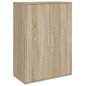 vidaXL Aparadores 2 uds madera de ingeniería roble Sonoma 60x31x84 cm vidaXL Aparadores 2 uds madera de ingeniería roble Sonoma 60x31x84 cm
