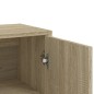 vidaXL Aparadores 2 uds madera de ingeniería roble Sonoma 60x31x84 cm vidaXL Aparadores 2 uds madera de ingeniería roble Sonoma 60x31x84 cm