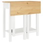 vidaXL Set de bar 5 piezas madera maciza de pino blanco vidaXL Set de bar 5 piezas madera maciza de pino blanco