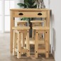 vidaXL Set de bar 5 piezas madera maciza de pino vidaXL Set de bar 5 piezas madera maciza de pino