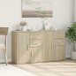 vidaXL Aparador de madera de ingeniería 2 uds roble Sonoma 60x31x70 cm vidaXL Aparador de madera de ingeniería 2 uds roble Sonoma 60x31x70 cm