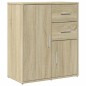vidaXL Aparador de madera de ingeniería 2 uds roble Sonoma 60x31x70 cm vidaXL Aparador de madera de ingeniería 2 uds roble Sonoma 60x31x70 cm
