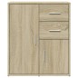 vidaXL Aparador de madera de ingeniería 2 uds roble Sonoma 60x31x70 cm vidaXL Aparador de madera de ingeniería 2 uds roble Sonoma 60x31x70 cm